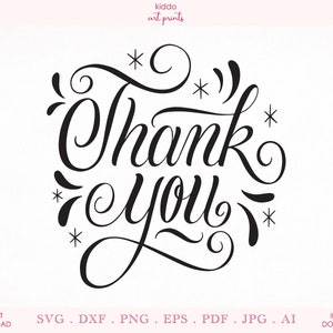 Dank u SVG, dankbaarheid SVG, dank u ondertekenen, bruiloft dank u SVG, waarderen, afdrukbare, dankbaar, Cricut Cutting File, silhouet