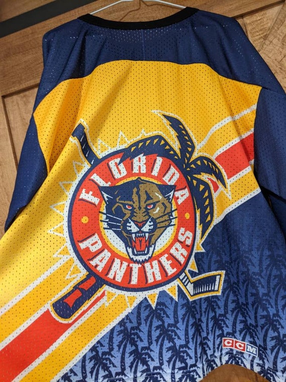 90's Florida Panthers CCM NHL Sweater Jersey Size Large – Rare VNTG