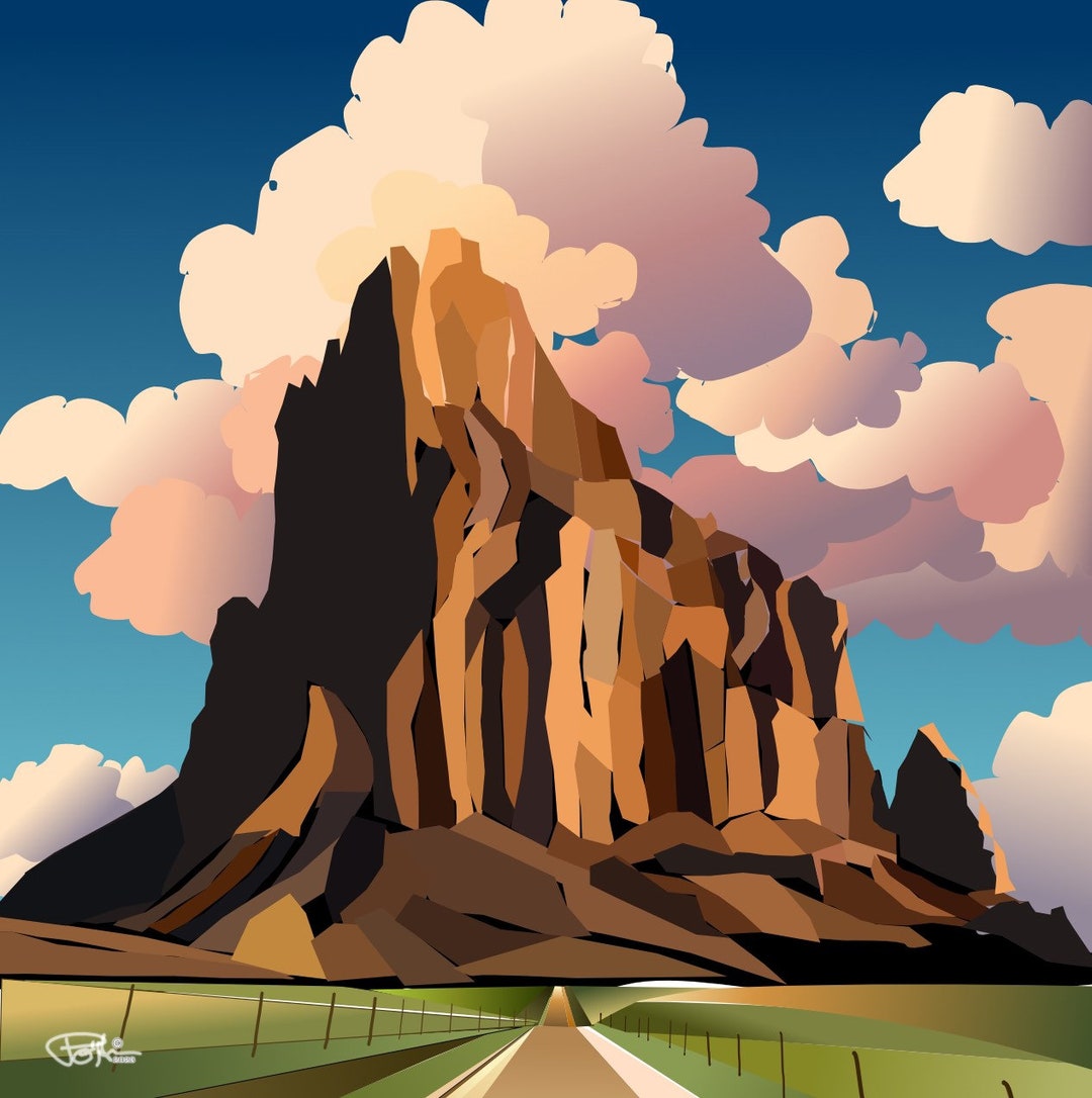 Road to Shiprock New Mexico Etsy