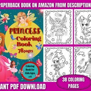 Princess Coloring Pages | High Quality Coloring Book For Kids 38 coloring pages
