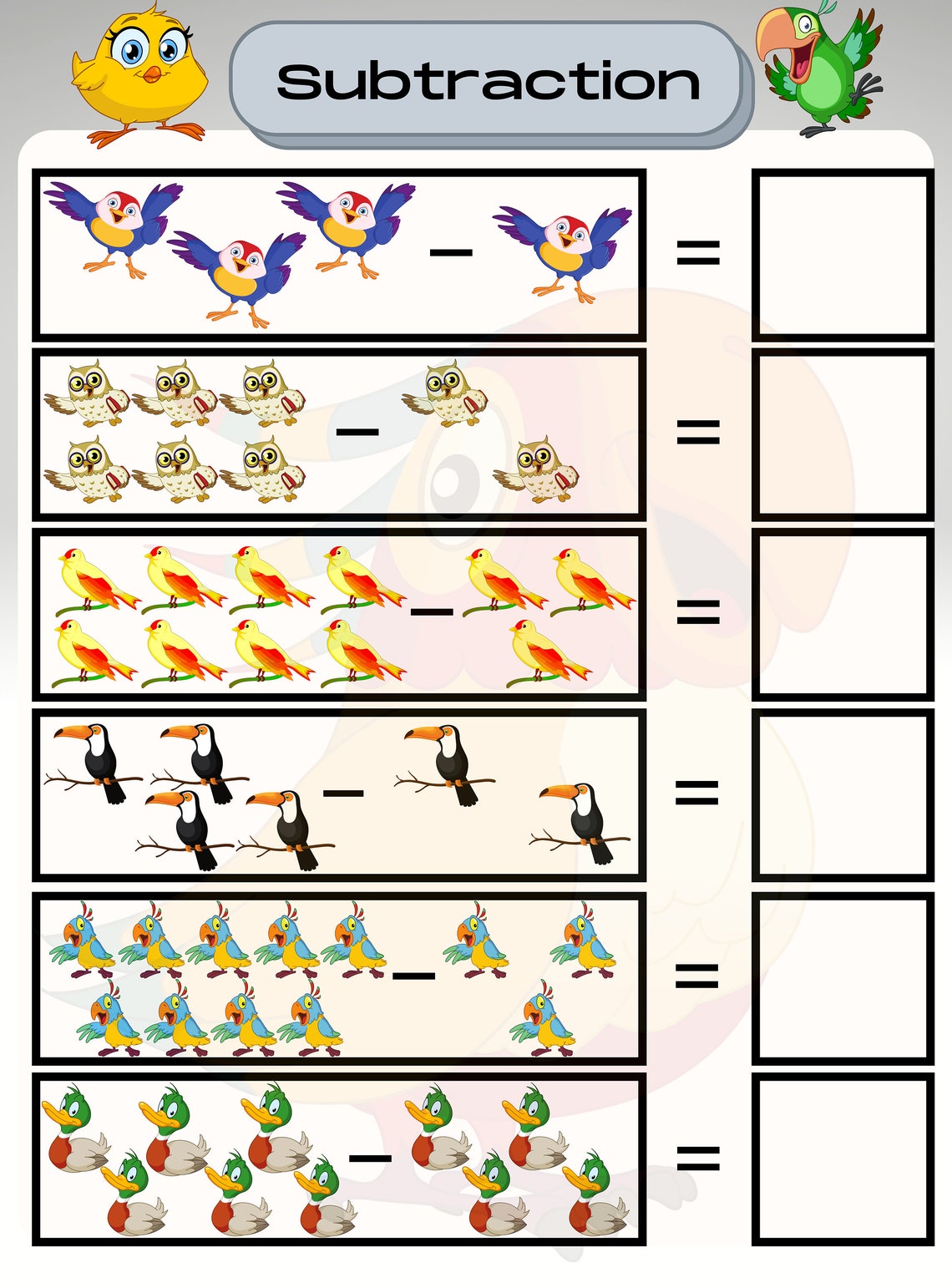 24 Kindergarten Math Worksheets | Preschool-1st Grade Math | Children ...