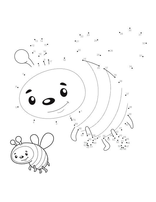 Cute Dot Coloring: Dot Page - Day Big Dots Coloring Books - Dot-To-Dot for Kids Ages 4-8 - Books for 3 Year Olds - Connect the Dots for Kids Ages 6-8 3-5 4-8 - Coloring Book for Toddlers - Boy Coloring Book Or Girl, Kids [Book]