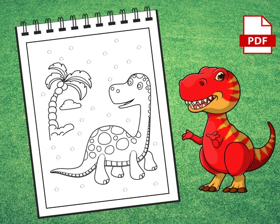 Dinosauri Libro da Colorare per Bambini: Libro sui Dinosauri da Colorare  per Ragazzi e Ragazze con