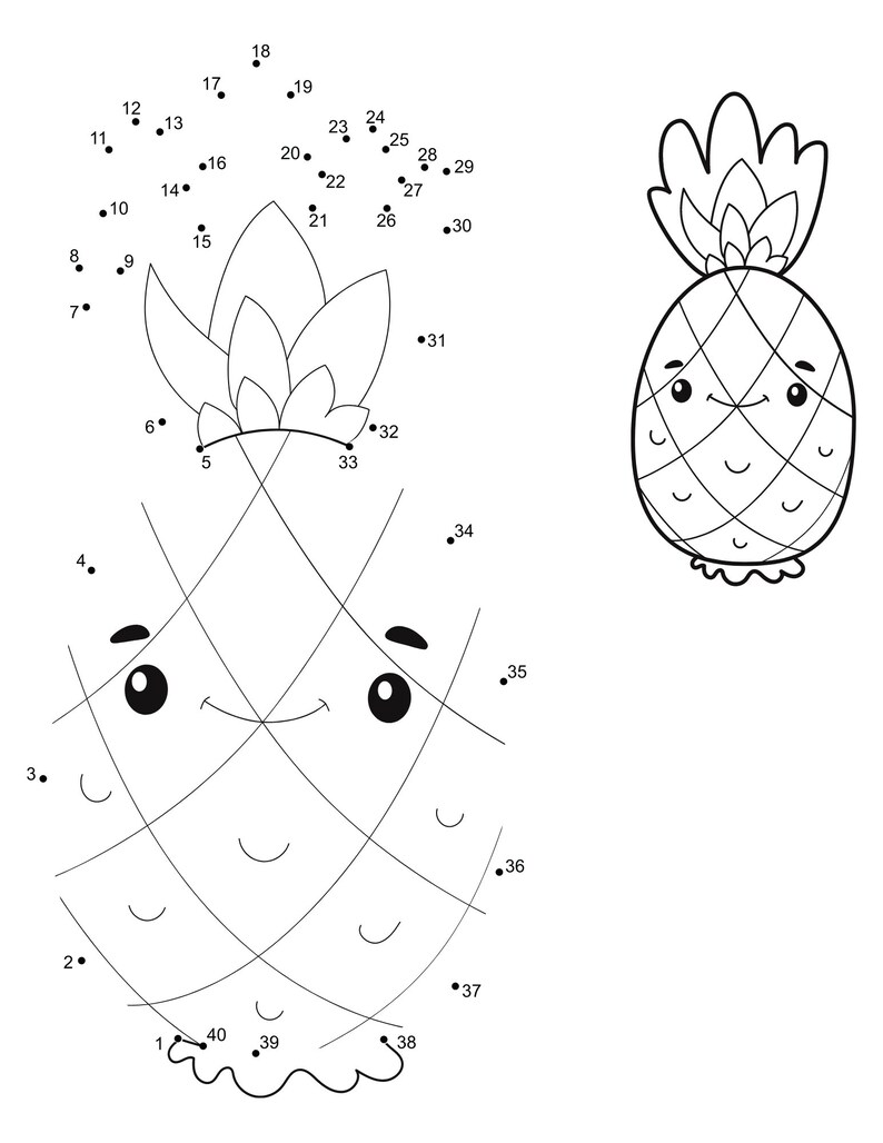 Dot to Dot Book for Kids Ages 4-12 42 PAGES Printable Activity Pages ...