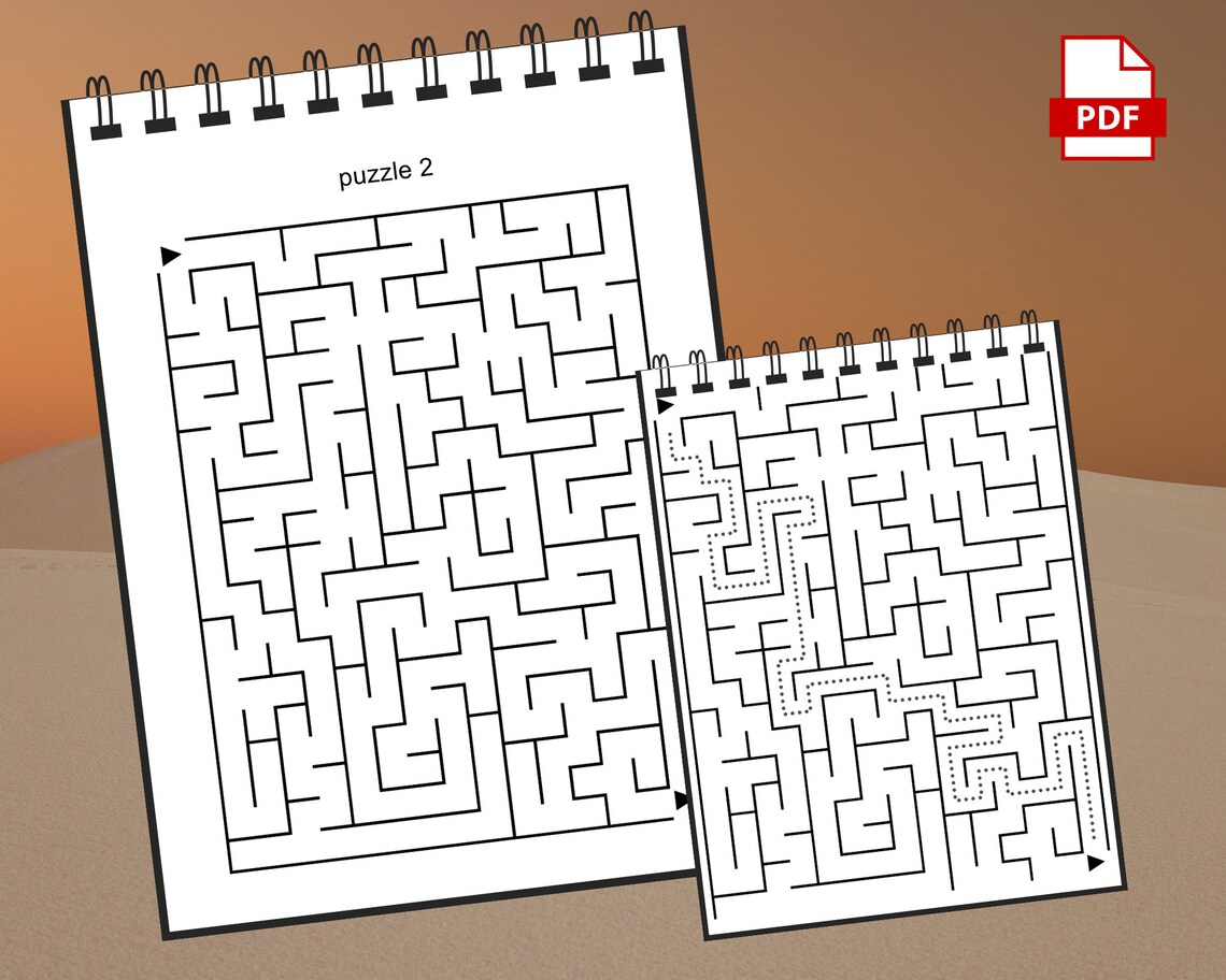 200 Medium Mazes for Kids | Maze Puzzle Variety Pack | Printable ...