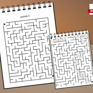 200 Medium Mazes for Kids | Maze Puzzle Variety Pack | Printable ...