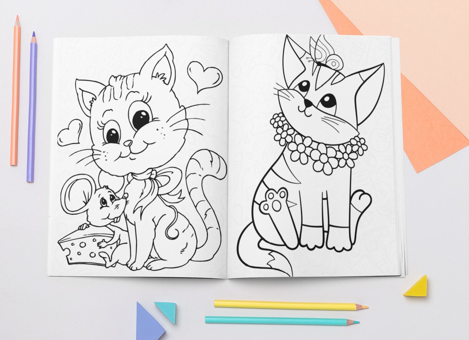 Jumbo Multi Theme Coloring Book for Kids 300 Different Pages With Unicorns  , Princesses , Cute Animals and Cats 