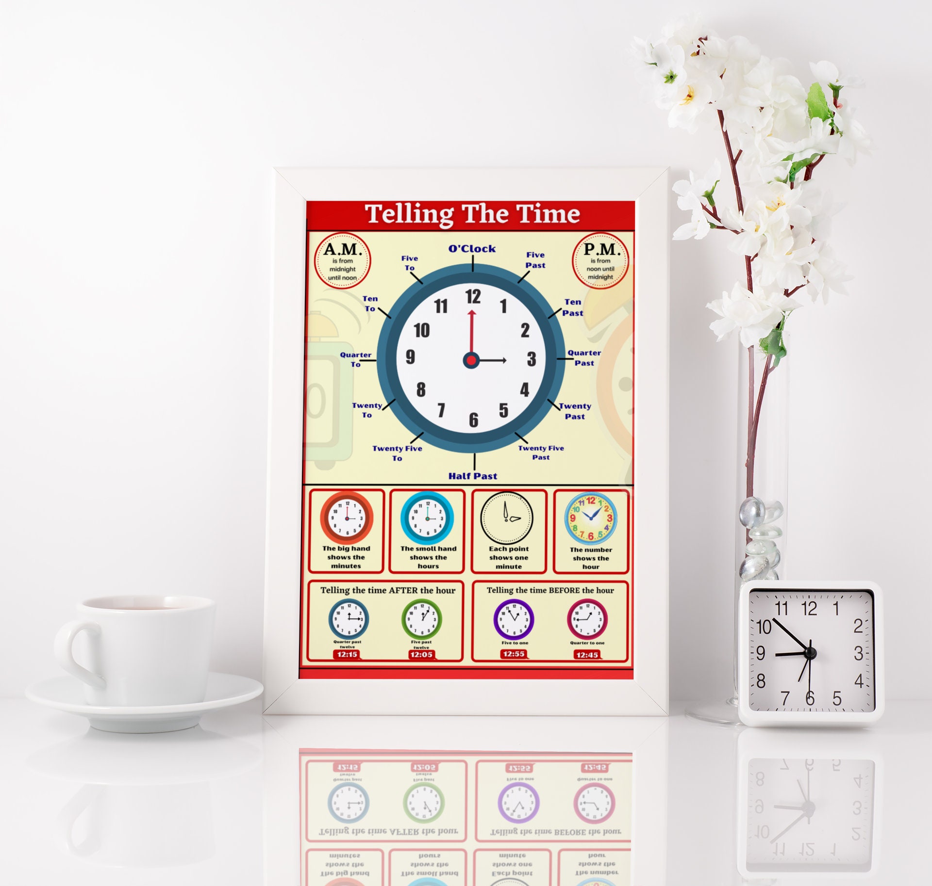 How to Tell the Time | INSTANT DOWNLOAD | Telling the Time ...