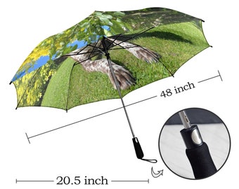 Custom Print Umbrella with Logo or Photo Pets and Family Semi-Auto 48 inches