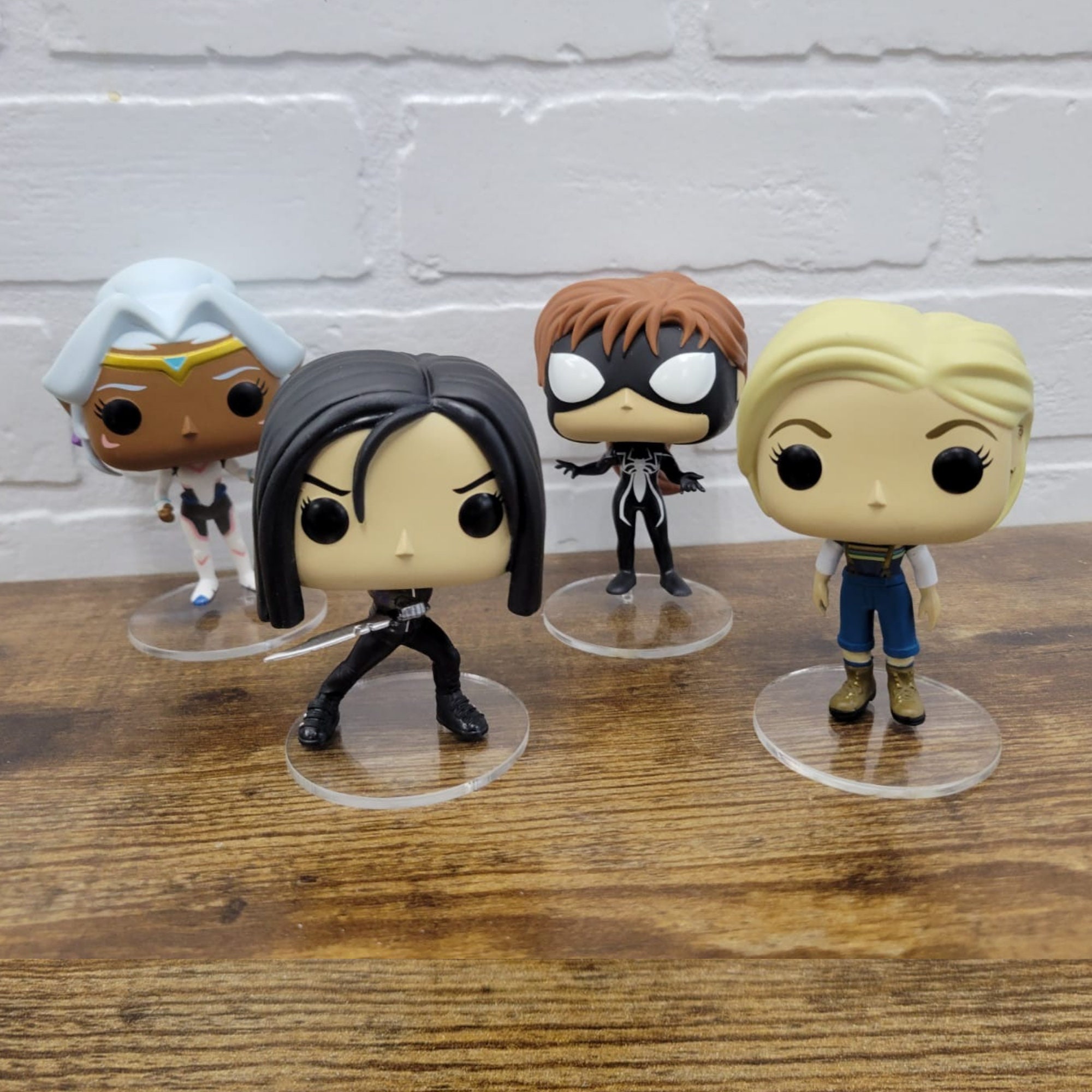 Expositor de acrílico Transparente Grande para Figuras de acción Funko Pop  coleccionables,Soporte de exhibición con 3 Pasos,Caja de exhibición para