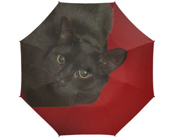 Custom Print Umbrella with Logo or Photo Pets and Family Semi-Auto 48 inches