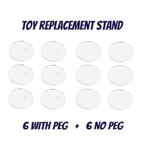 LOT OF 2 -Funko Pop Base 10 Pack - Clear Base Stand For Funko Pop - View #10