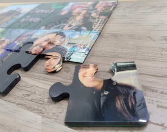 Custom Made Plexiglass Puzzle Family Photo, or any theme ideal for Valentines Day