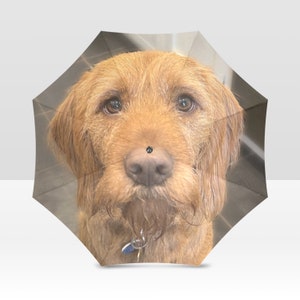 Custom Print Umbrella with Logo or Photo Pets and Family 37 Inches