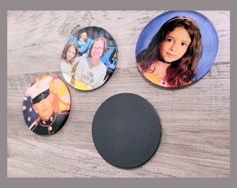 Custom Made Plexiglass Round Coasters Family Photo, or any theme ideal for Valentines Day
