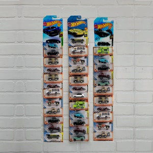 Präsentationsständer für Hot Wheels Diecast 1/64 auf Blister, Größen: Standard, Premium, Acceleracers, Character, Team Transport