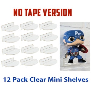 12er Set Regale für Unboxed Funko Pop Floating Ständer Ohne Tape Version