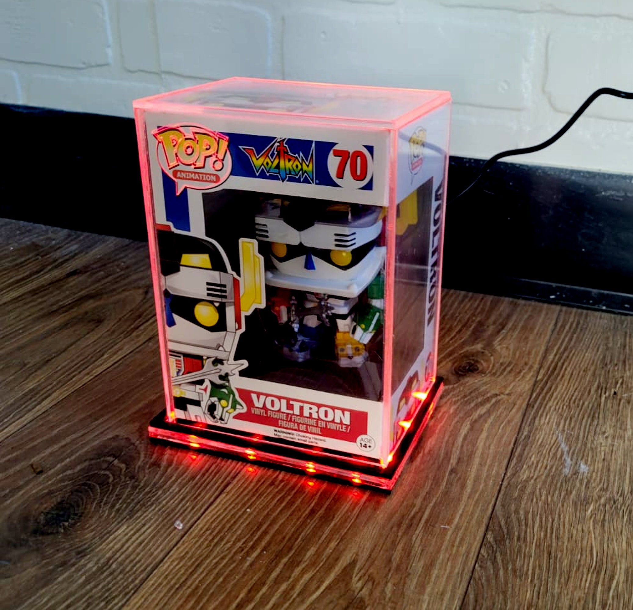 箱入り Funko Pop 用ロゴ付き LED ケース - Etsy 日本