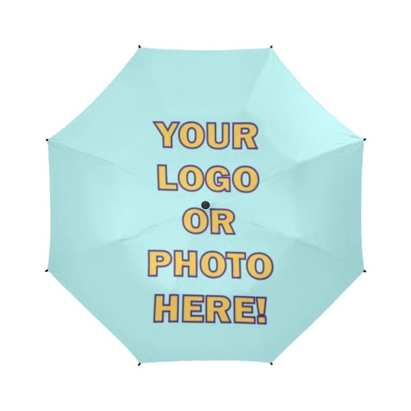 Custom Print Umbrella with Logo or Photo Pets and Family Semi-Auto 48 inches