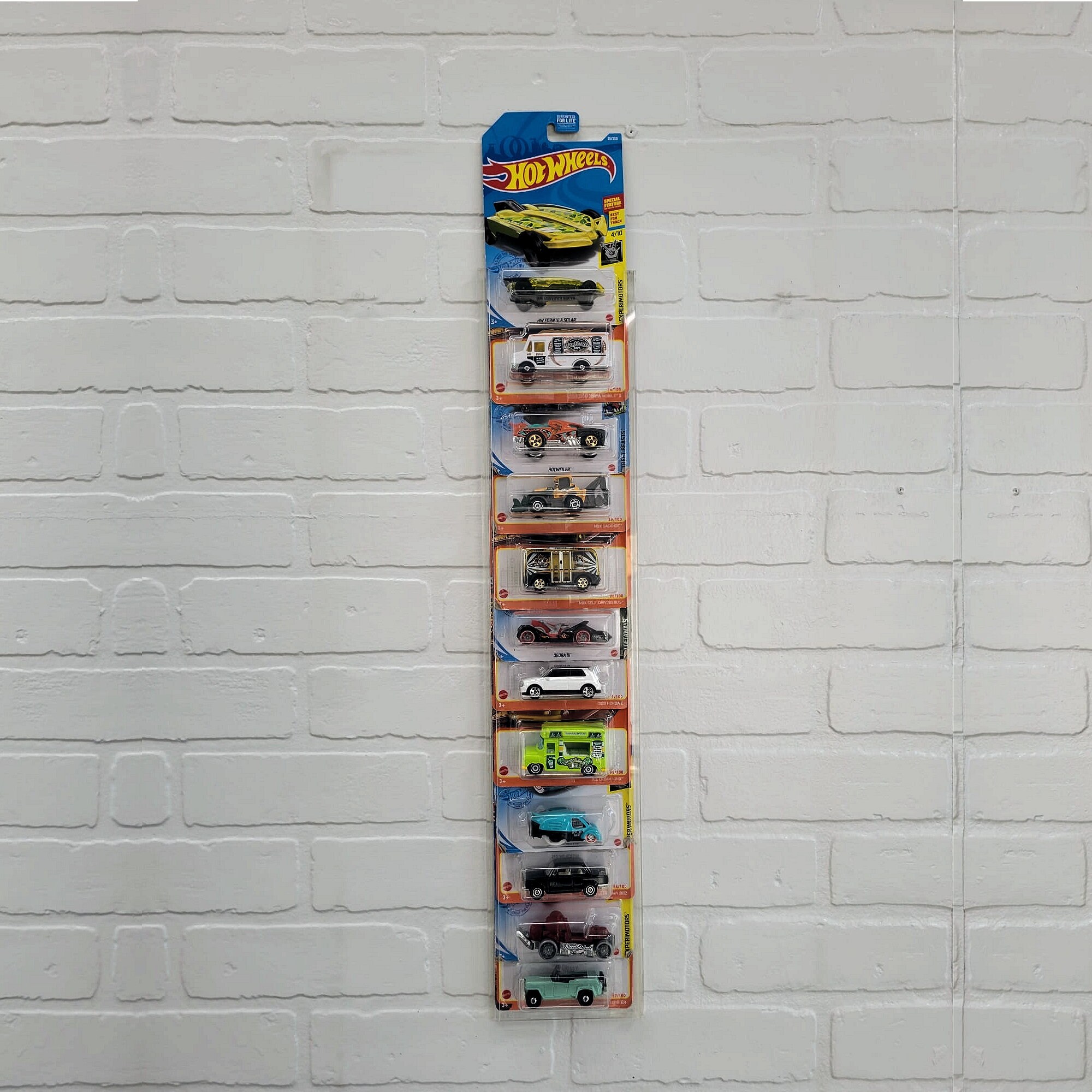 Acrylic Display Rack for Diecast 1/64 on Blister Hot Wheels Etsy