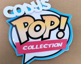Funko Collector Sign with Custom Name