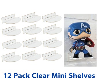 Set van 12 planken voor zwevende Funko Pop-standaards zonder doos