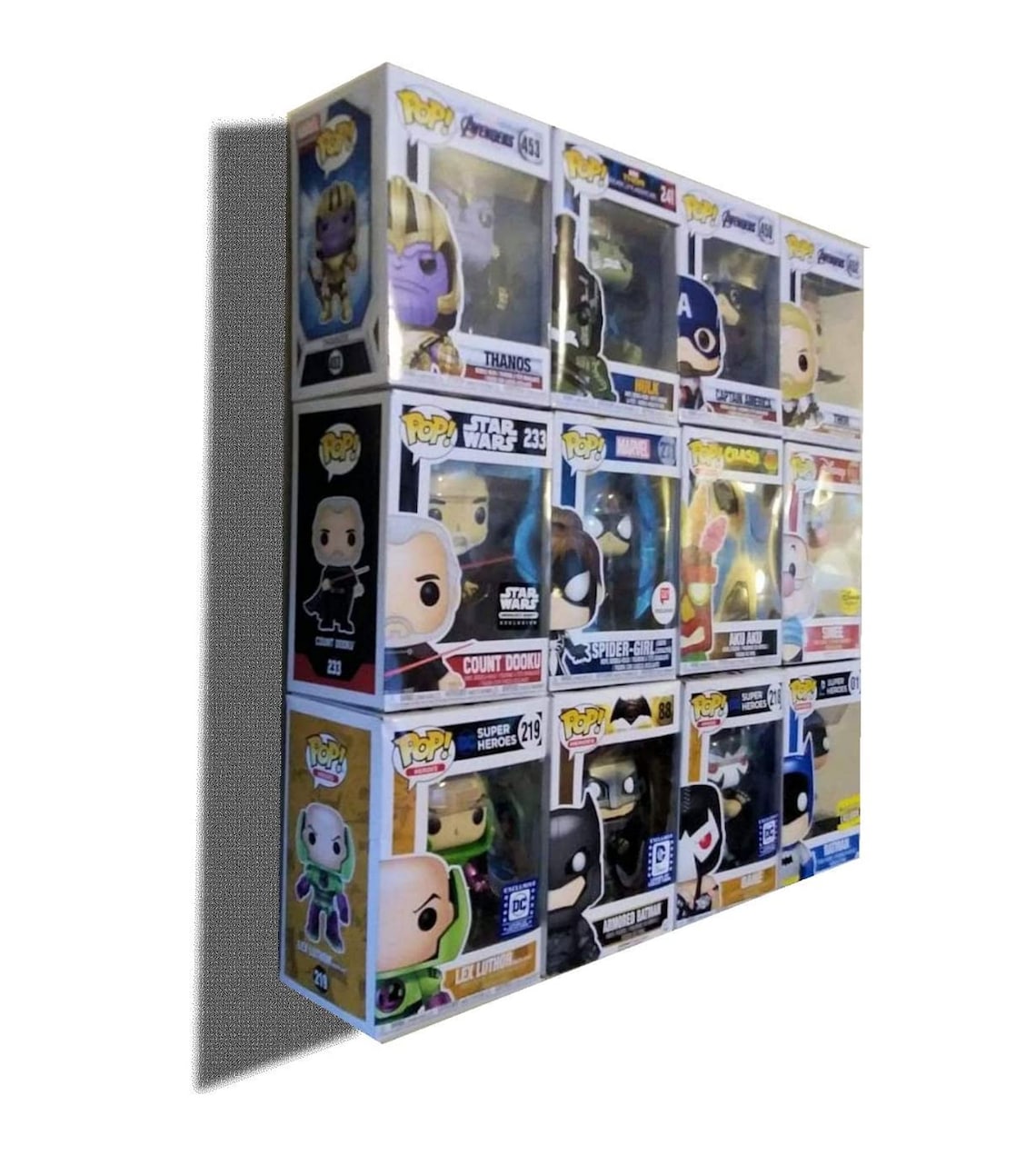 Wall Display For12 Funko Pop in Box Ready to Use Etsy