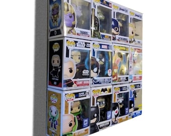 Wall Display for12 Funko Pop in Box or Pins, ready to use