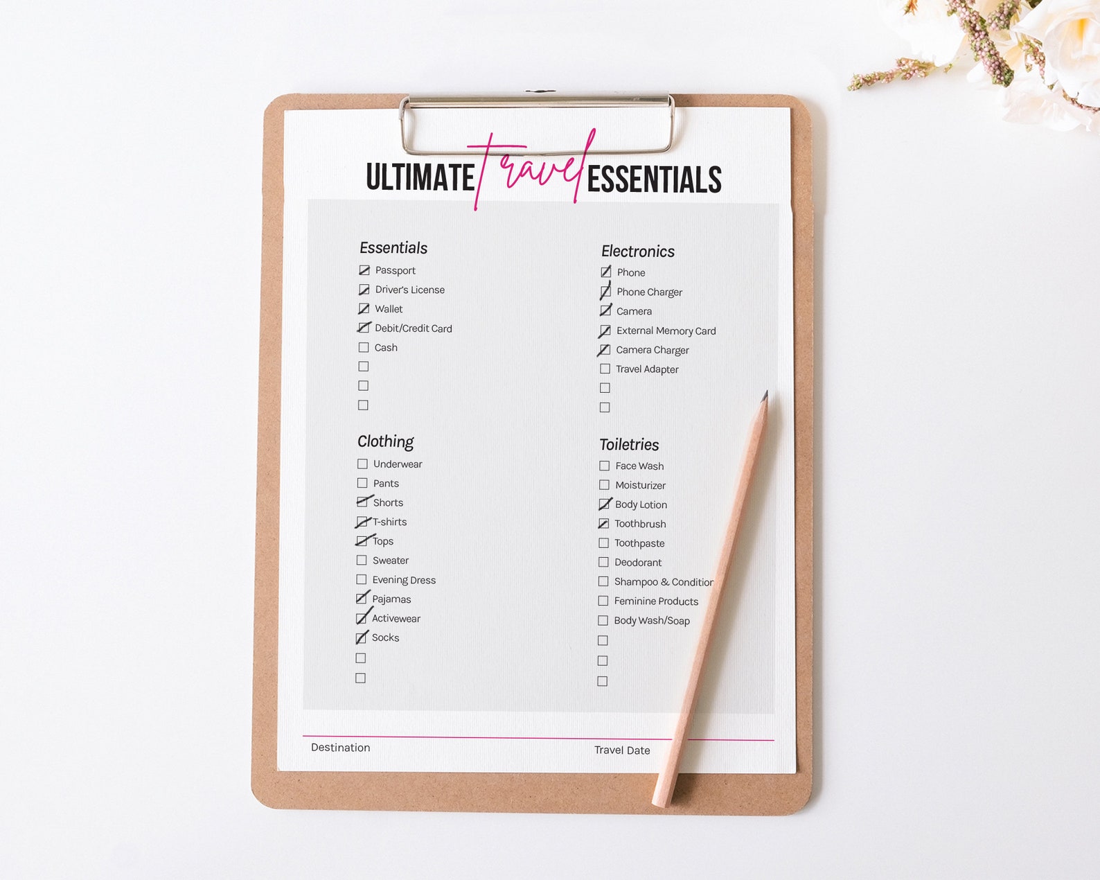 Ultimate Travel Essentials Packing List Travel Essentials For Women Etsy Ultimate Travel Essentials Packing List Travel Essentials For Women Etsy