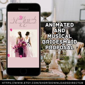 BRIDESMAID PROPOSAL VIDEO, will you be my bridesmaid, bridesmaid card, bridal party, bride tribe, best friend wedding idea, proposal card