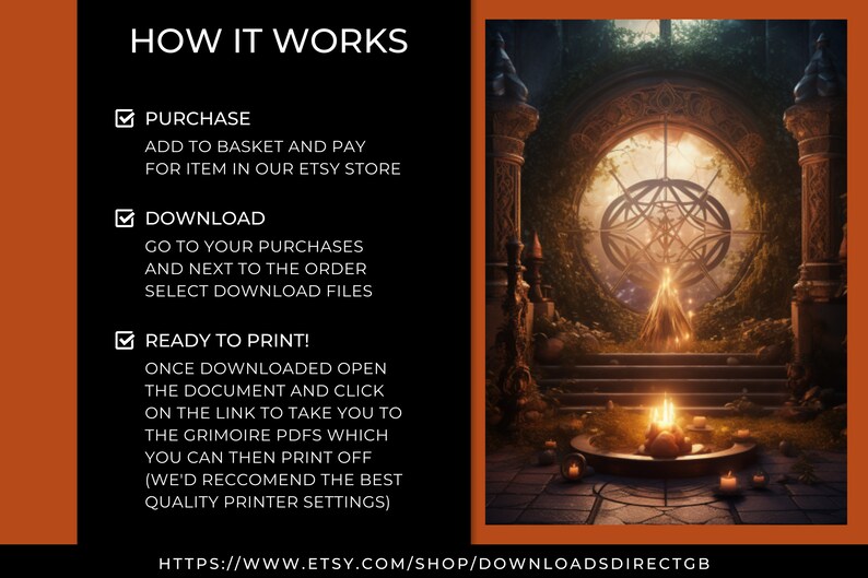 GRIMOIRE PRINTABLE PDF 500 Printable Grimoire Pages - Etsy