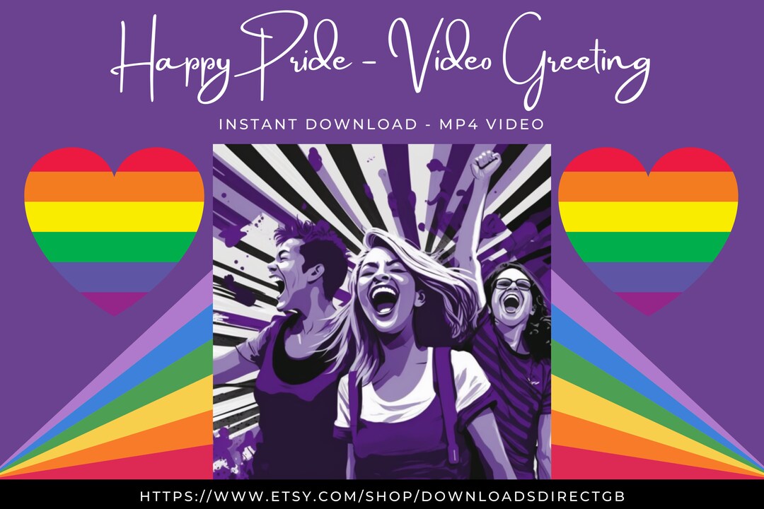 ANIMATED GREETINGS CARD, Pride Month Celebrations E-card, Mobile Phone ...