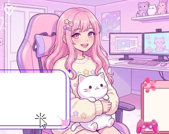 kawaii stream screen bundle