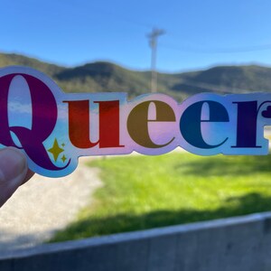 Queer Pride Holographic Sticker