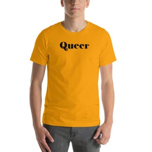 T-shirt queer - Encre noire