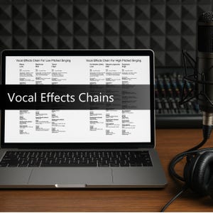 Vocal Effects Chain Guide: Mixing & Recording FX for All Voices (PDF Download)