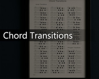 コード進行のチートシート - ギター・ピアノ・作詞作曲のためのモーダル進行ガイド 音楽理論リファレンス