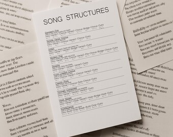 Song Structure Guide: Songwriting Chart & Music Theory (PDF Downloadable)