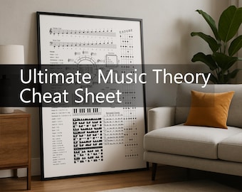 究極の音楽理論作曲チートシート - 完全リファレンスガイド PDF 作曲ツール