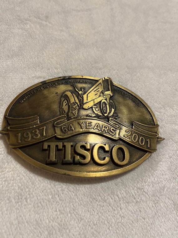 Brass Tisco Belt Buckle