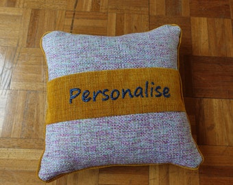 Personalised Handmade Cushion - Personalised Gift - Bedding - Personalised Pillow - Parent Gift