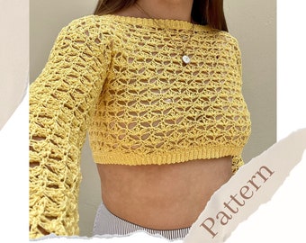 Soft Serve Top | Crochet Pattern | PDF