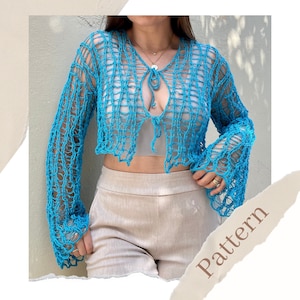 Wisteria Cardigan | Crochet Pattern | PDF