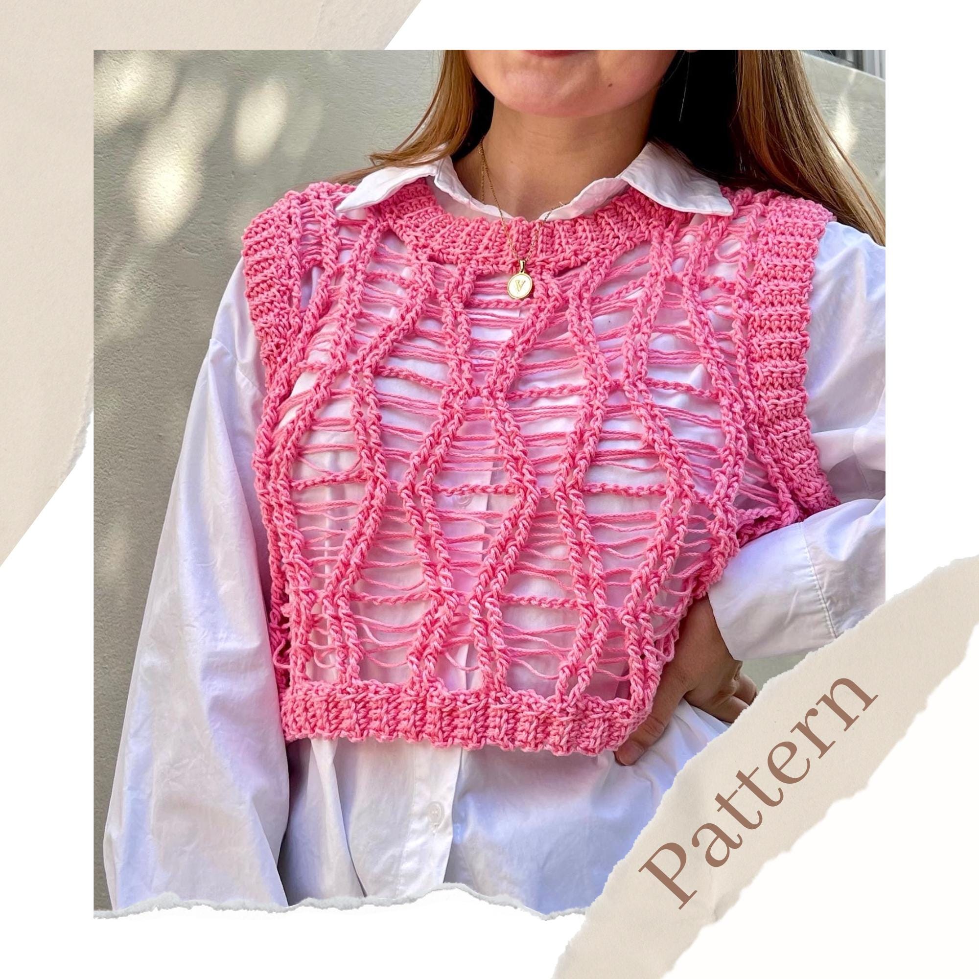 29 Wisteria Crochet Patterns for Floral Decor, Garlands, and Gifts 5 Wisteria Vest