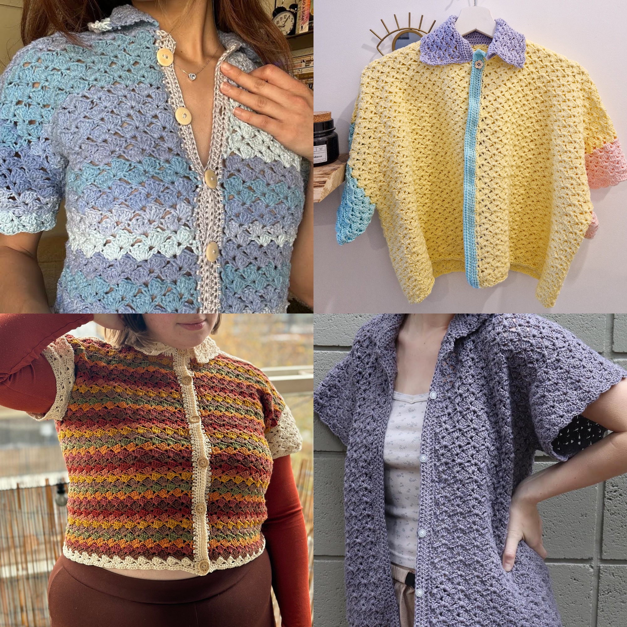 Mishell Shirt Crochet Pattern PDF - Etsy