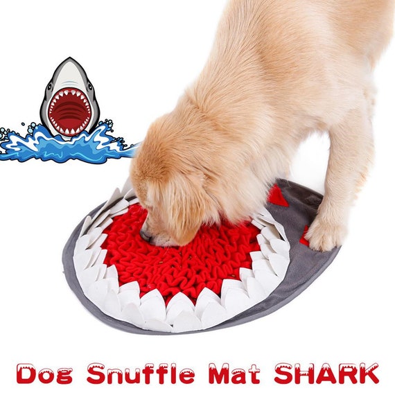 Shark Pet Snuffle Mat Dog Distraction Feeding Mat Pet Interactive