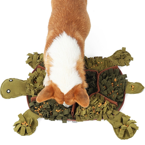 Dog Snuffle Mat Dog Paw Shape Pet Slow Feeding Pad Pet Sniffing Mat Dog  Training Toys