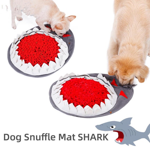 Shark Pet Snuffle Mat Dog Distraction Feeding Mat Pet Interactive