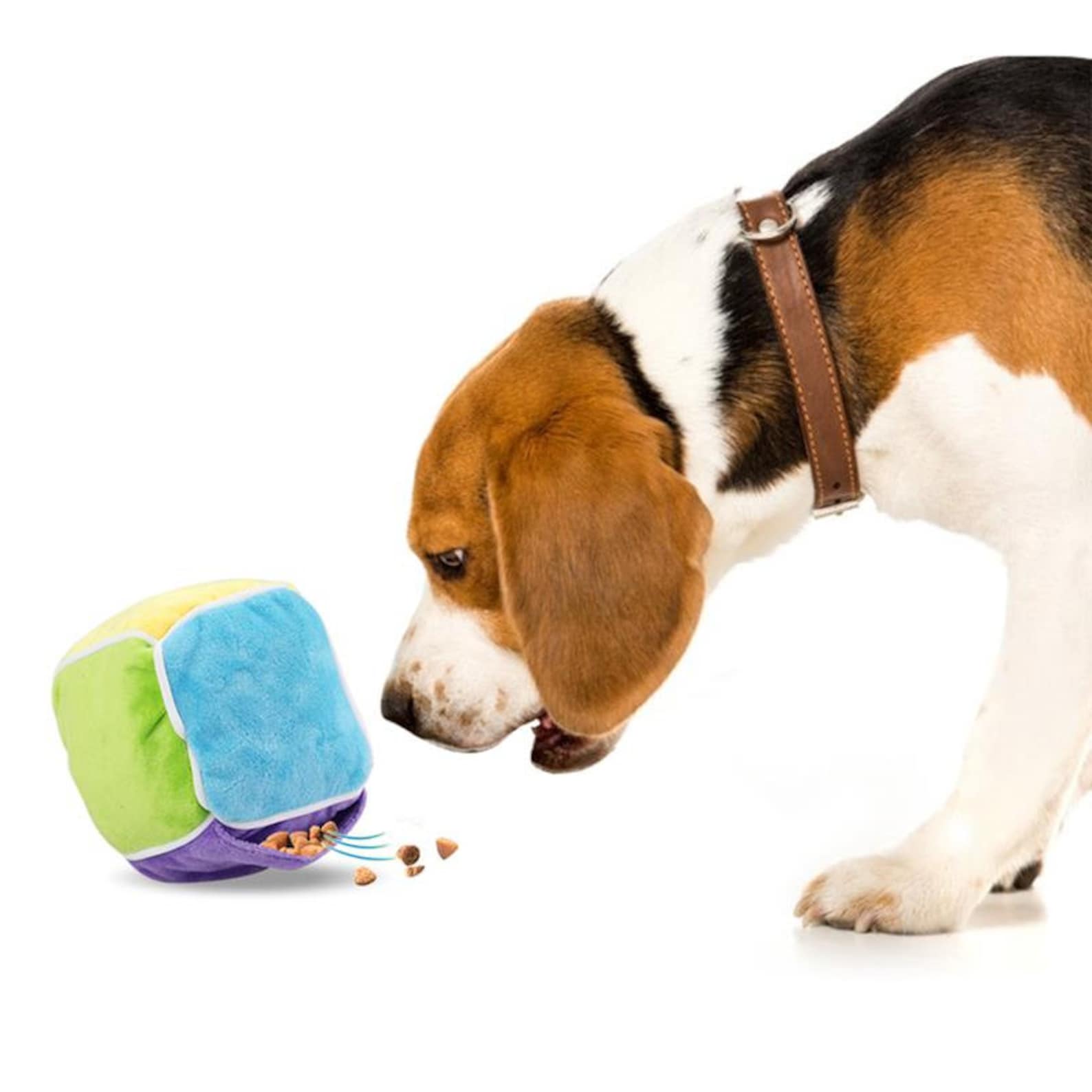 Pet Rubik's Cube Dog Snuffle Toy Puppy Treat Sniffing Toy Interactive