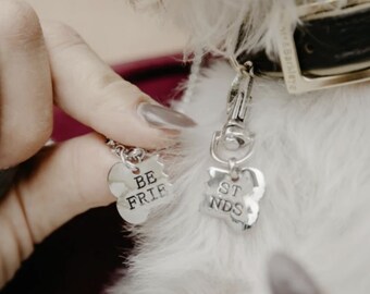 Dog bff for 2 necklace | dog and human | dog and girl | dog and kid | bestfriend | gift for dog | pet lover